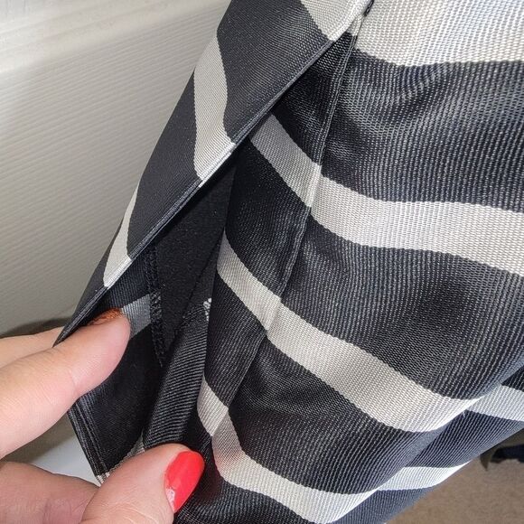 J. CREW Nwt striped metallic jaquard dress size 2 - Picture 7 of 10